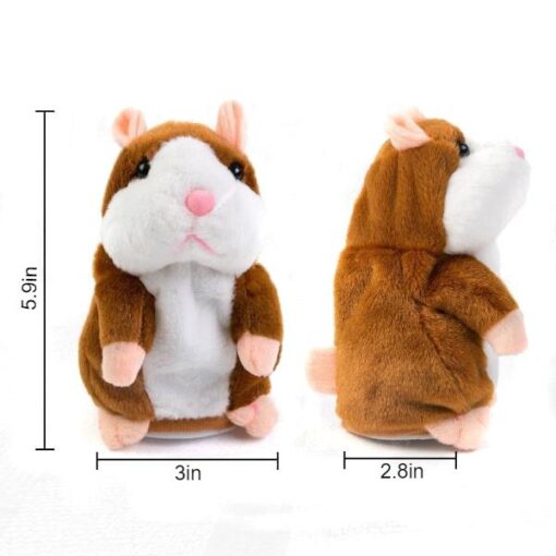 The Talking Hamster Plush Toy Will Be His Or Her Perfect Friend. While Your Baby Is Playing And Learning To Speak, You Can Continue With Your Household Chores. 