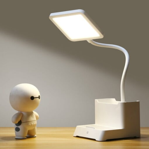 This Is The Product Image Of Bright 1300Lux Smart Table Lamp Organizer