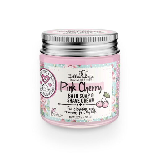 Image Of The Pink Cherry Whipped Bath Soap Shave Cream At Shoppingfever.ca With Front Label