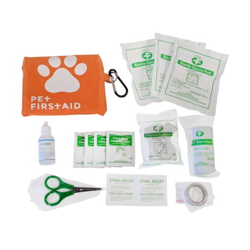 19Pc Pet First Aid Travel Kit