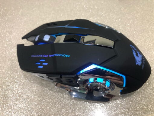 This Is A Product Image Of The Wireless Silent Gaming Mouse
