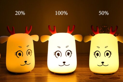 This Is An Imge Of The Silicone Deer Lamp Product