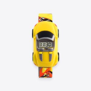 this is the product image of the Yellow Kids Digital Watch