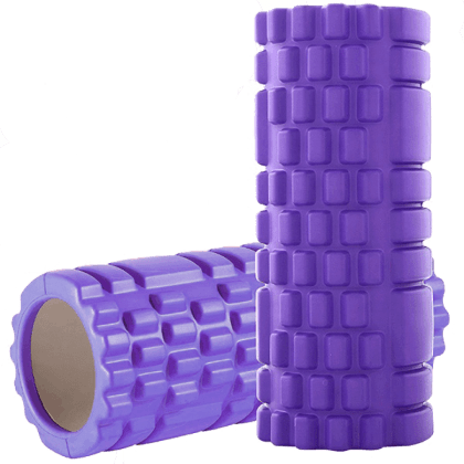 This Is A Detailed Image Of The Foam Yoga Massage Roller